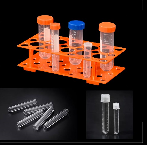 انواع لوله های آزمایشگاهی، لوله فالکون و رک آن