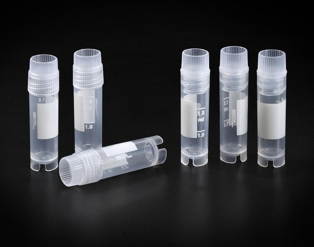 کرایوتیوب (کرایو ویال) 1.8ml استریل تانک ازت بسته 50 عددی SPL